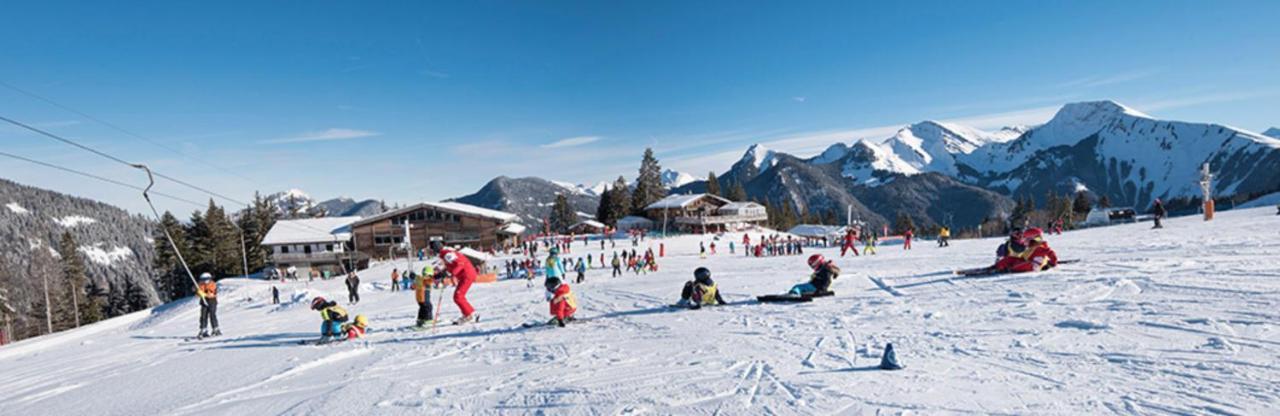 Joli Studio 4 Pers 30M Des Pistes Balcon Plein Sud Au Pieds Des Pistes B27- Draps Non Compris Saint-Jean-dʼAulps Exteriör bild