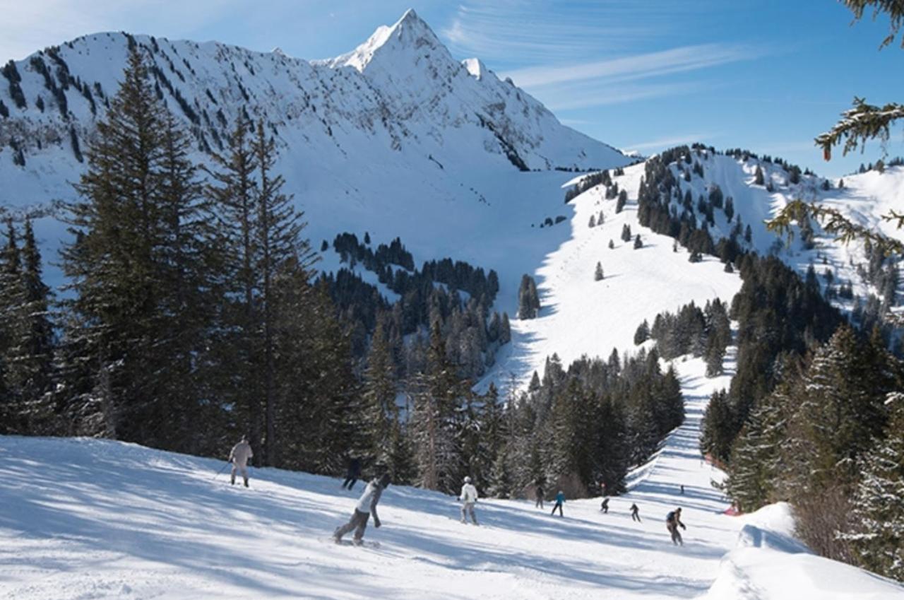 Joli Studio 4 Pers 30M Des Pistes Balcon Plein Sud Au Pieds Des Pistes B27- Draps Non Compris Saint-Jean-dʼAulps Exteriör bild