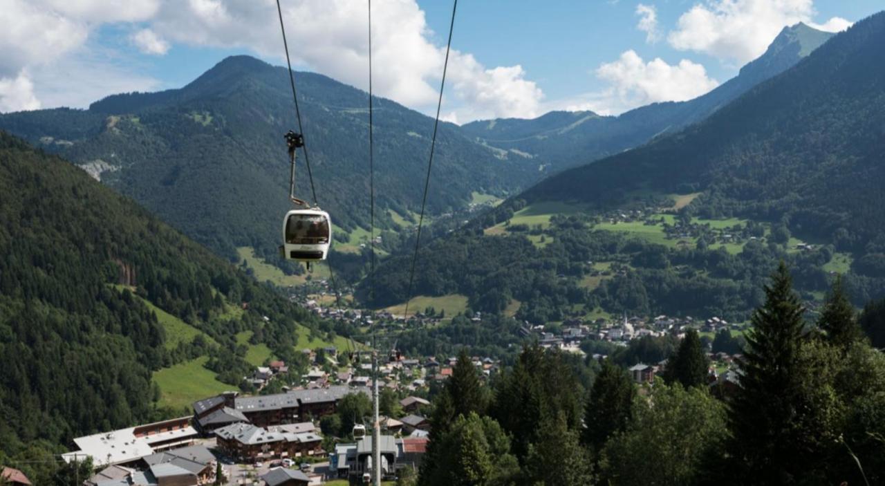 Joli Studio 4 Pers 30M Des Pistes Balcon Plein Sud Au Pieds Des Pistes B27- Draps Non Compris Saint-Jean-dʼAulps Exteriör bild