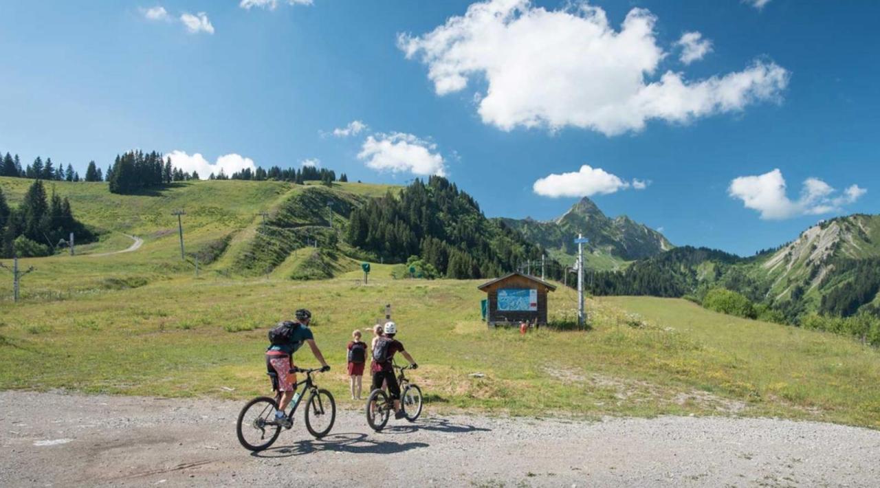 Joli Studio 4 Pers 30M Des Pistes Balcon Plein Sud Au Pieds Des Pistes B27- Draps Non Compris Saint-Jean-dʼAulps Exteriör bild
